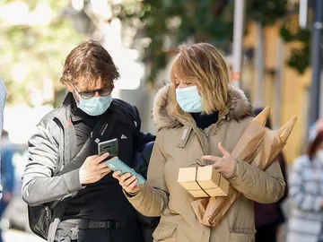 María Adánez y su pareja Ignacio Hernández María Adánez y su pareja Ignacio Hernández