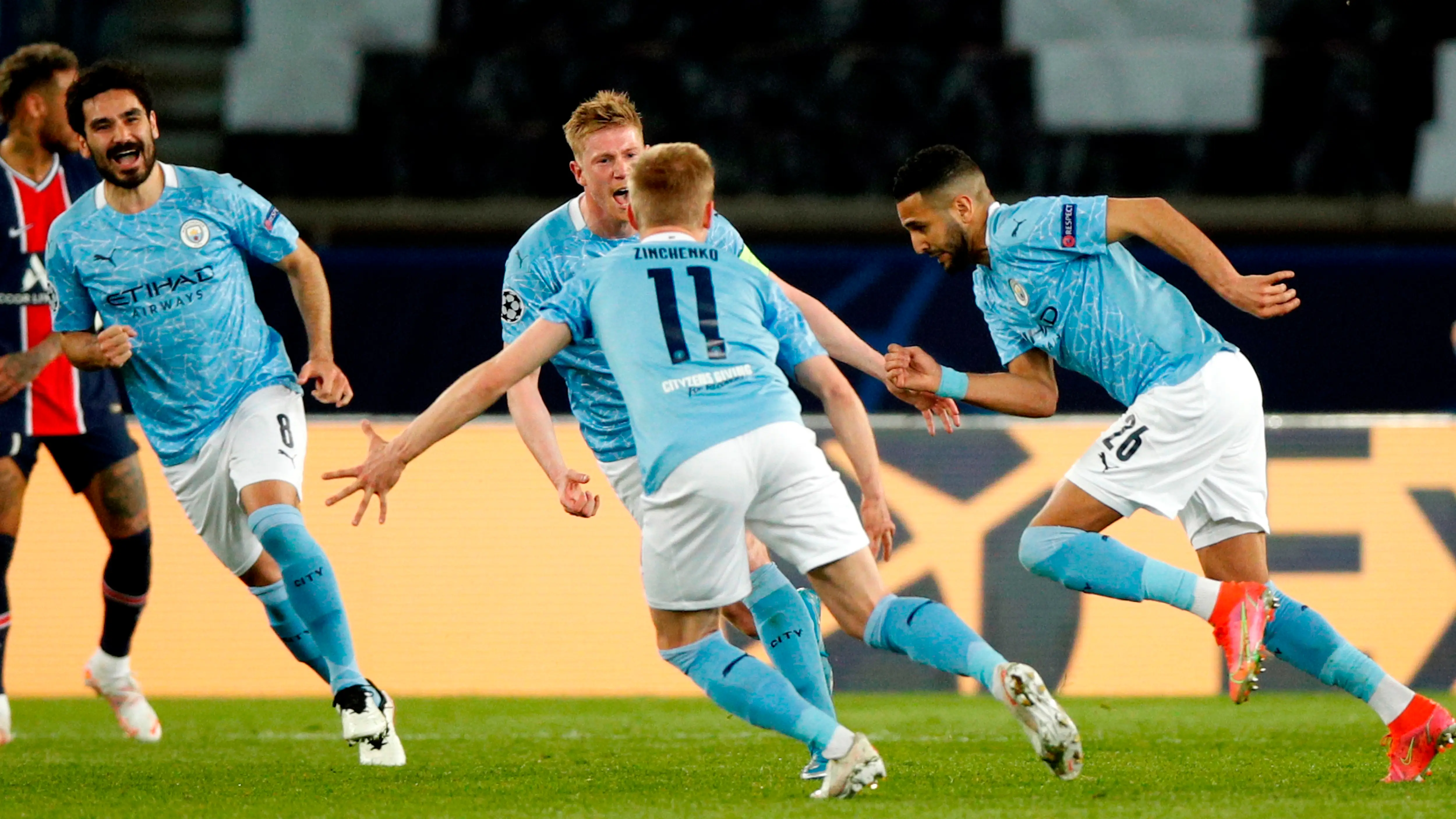 El City pone un pie en la final de Champions tras ganar al PSG en Par&iacute;s