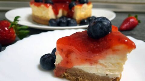 Porción tarta de queso