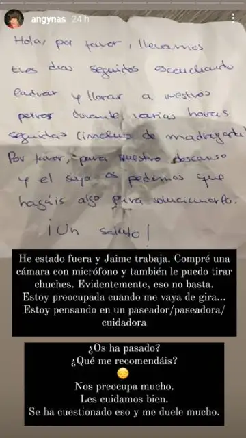 Angy Fernández, la nota de sus vecinos Angy Fernández, la nota de sus vecinos