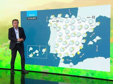 La previsi&oacute;n de Roberto Brasero 29 abril