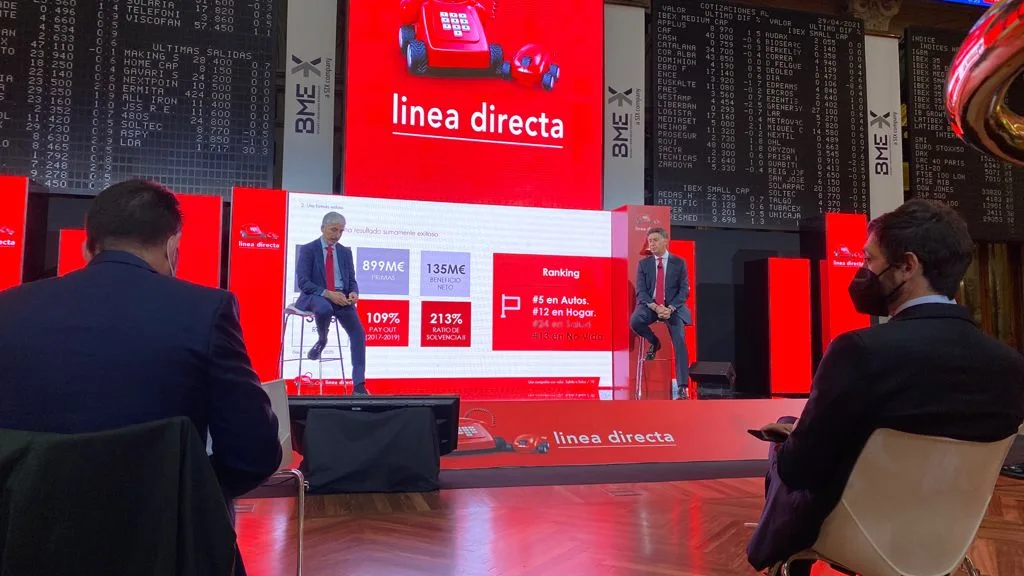 Línea Directa protagoniza el primer estreno de este año en la Bolsa Línea Directa protagoniza el primer estreno de este año en la Bolsa