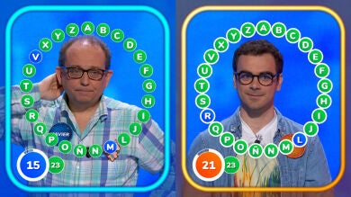 Los recuentos definen la estrategia de Javier y Pablo con un empate a 23 en ‘El Rosco’