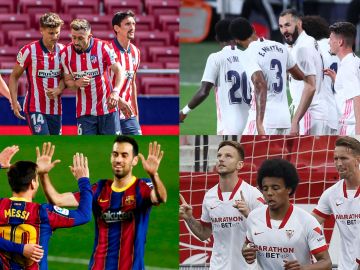 Atlético de Madrid, Real Madrid, Barcelona o Sevilla: ¿Quién va a ganar la Liga Santander?