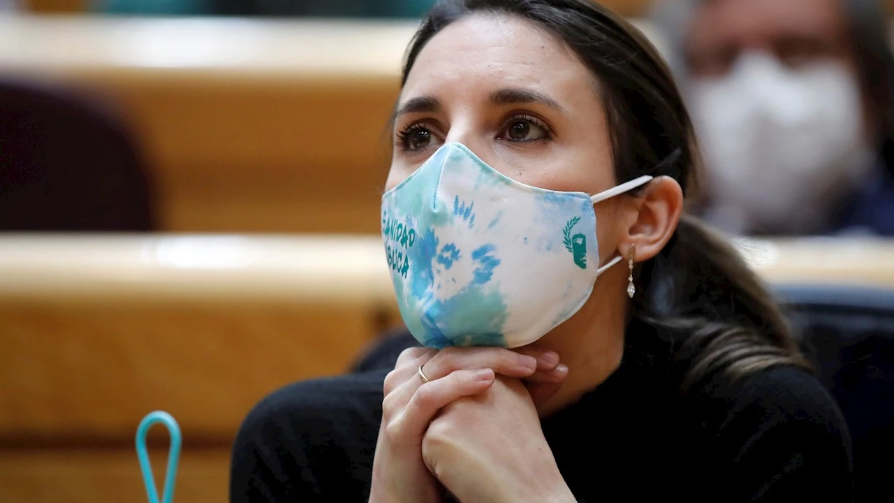 La ministra de Igualdad, Irene Montero La ministra de Igualdad, Irene Montero