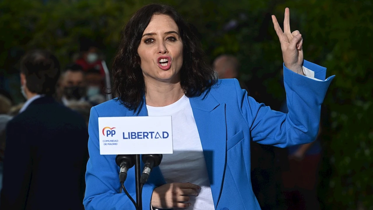 La candidata del Partido Popular a la presidencia de la Comunidad de Madrid, Isabel Díaz Ayuso La candidata del Partido Popular a la presidencia de la Comunidad de Madrid, Isabel Díaz Ayuso