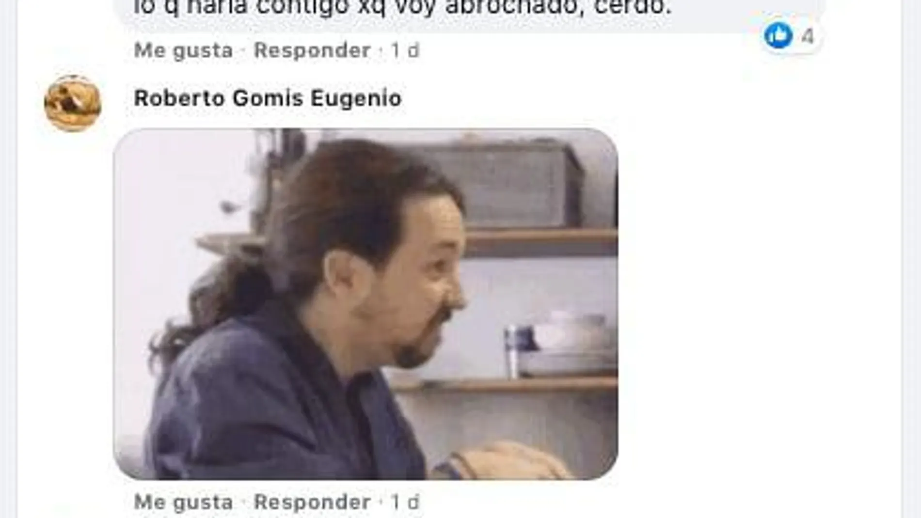 Chat donde amenazan a Pablo Iglesias 