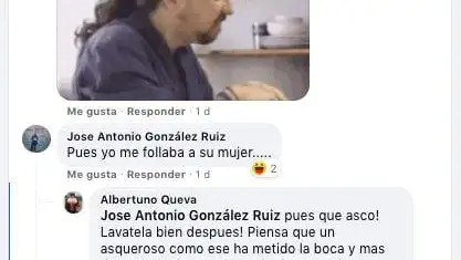 Chat donde amenazan a Pablo Iglesias Chat donde amenazan a Pablo Iglesias