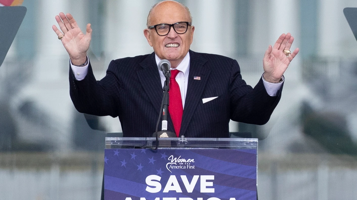 Rudolph Giuliani, abogado de Donald Trump y exalcalde de Nueva York Rudolph Giuliani, abogado de Donald Trump y exalcalde de Nueva York