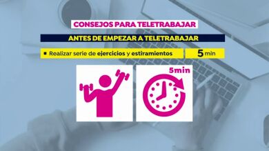 Consejos para teletrabajar sin sufrir lesiones de espalda