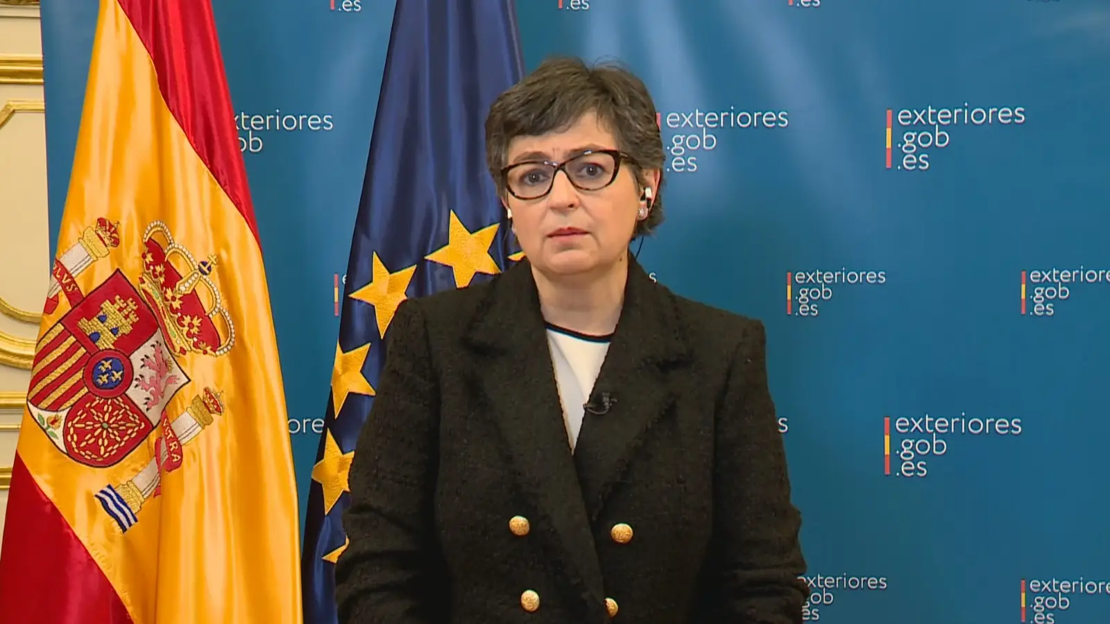  La ministra de Exteriores, Arancha Gonz&aacute;lez Laya