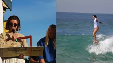 El aplaudido discurso de Lucy Small, surfista australiana: 