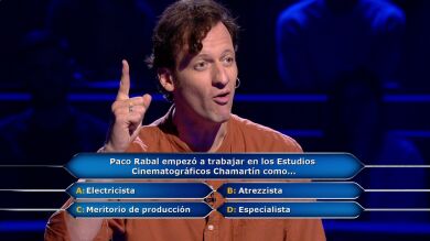 ¡Lo ha bordado! Edu Soto llena el plató de aplausos tras una magnífica imitación a Paco Rabal en ‘¿Quién quiere ser millonario?’