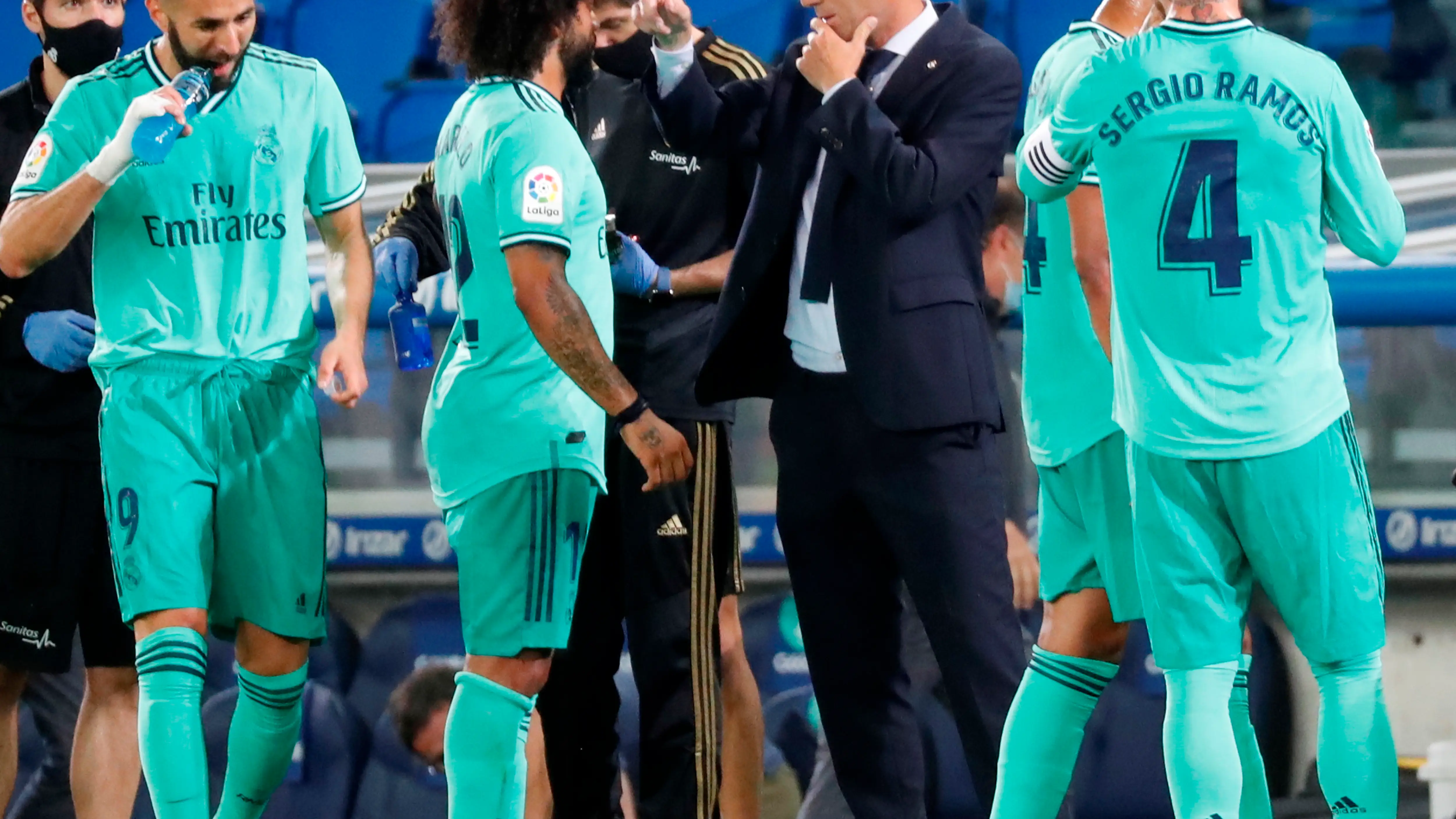 El entrenador del Real Madrid, Zinedine Zidane