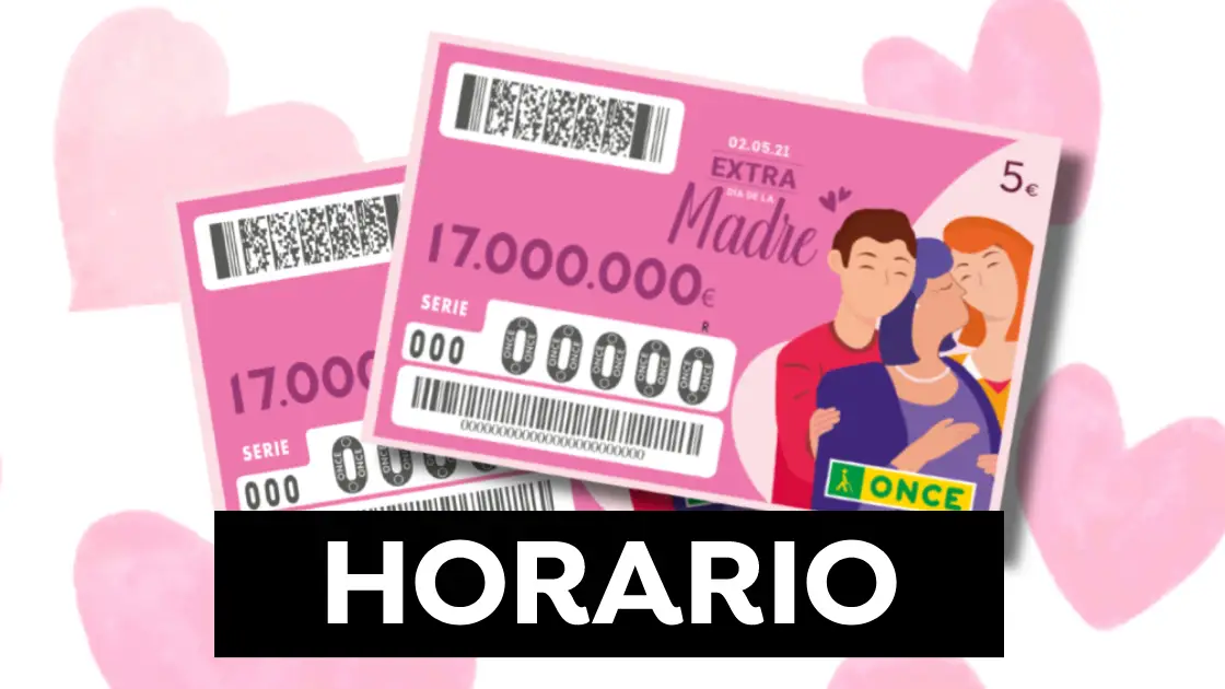 Sorteo Extra del Día de la Madre 2021: Horario y dónde ver el sorteo de la ONCE del 2 de mayo Sorteo Extra del Día de la Madre 2021: Horario y dónde ver el sorteo de la ONCE del 2 de mayo