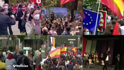 Actos de la campaña de las elecciones de Madrid de este sábado 1 de mayo Actos de la campaña de las elecciones de Madrid de este sábado 1 de mayo