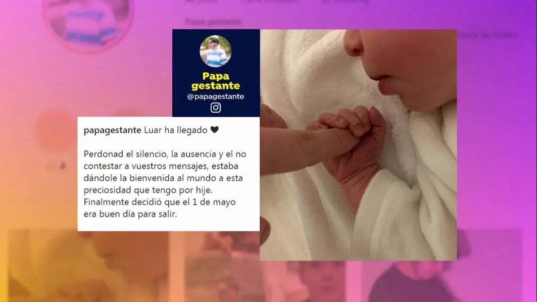La historia del papá gestante. La historia del papá gestante.