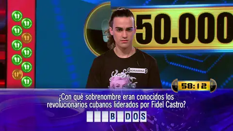 Dos preguntas y un minuto por delante, ¿podrá Borja llevarse de nuevo el Duelo Final de ‘¡Ahora caigo!’? Dos preguntas y un minuto por delante, ¿podrá Borja llevarse de nuevo el Duelo Final de ‘¡Ahora caigo!’?