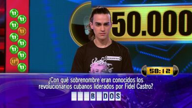 Dos preguntas y un minuto por delante, ¿podrá Borja llevarse de nuevo el Duelo Final de ‘¡Ahora caigo!’?