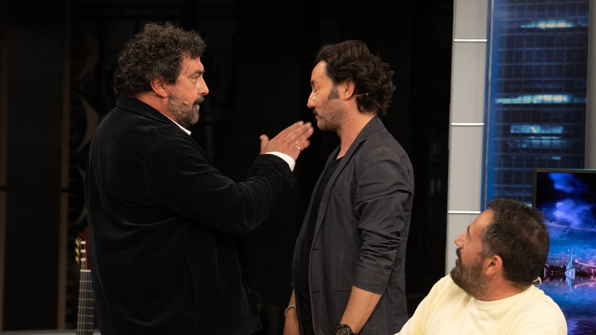 La demostraci&oacute;n "en c&aacute;mara s&uacute;per lenta" de como Paco Miranda abofetea a Povedilla, en 'Los hombres de Paco'