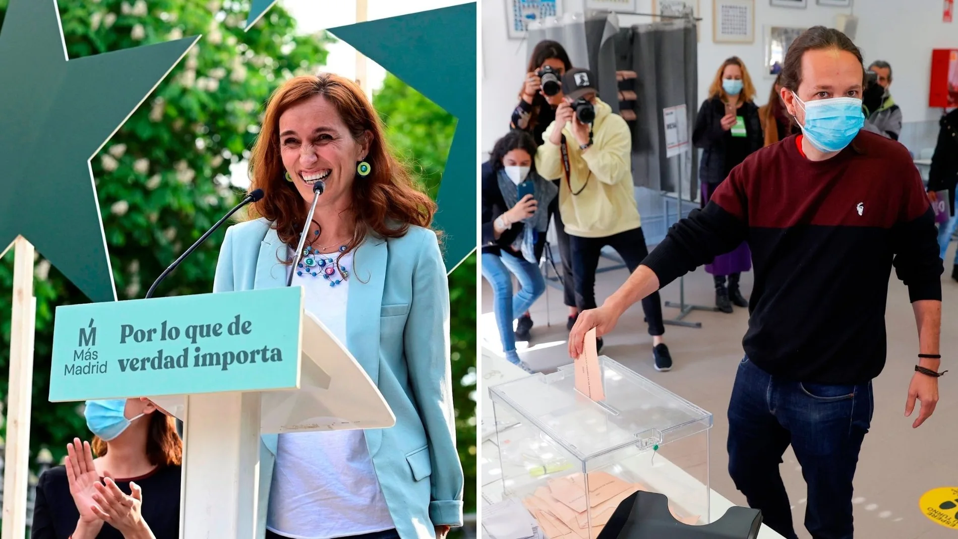 Cómo ha funcionado el efecto Mónica García y Pablo Iglesias en las elecciones de Madrid