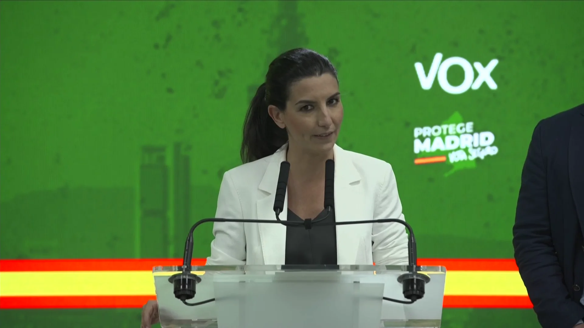Roc&iacute;o Monasterio anuncia que facilitar&aacute; el Gobierno de Isabel D&iacute;az Ayuso en Madrid