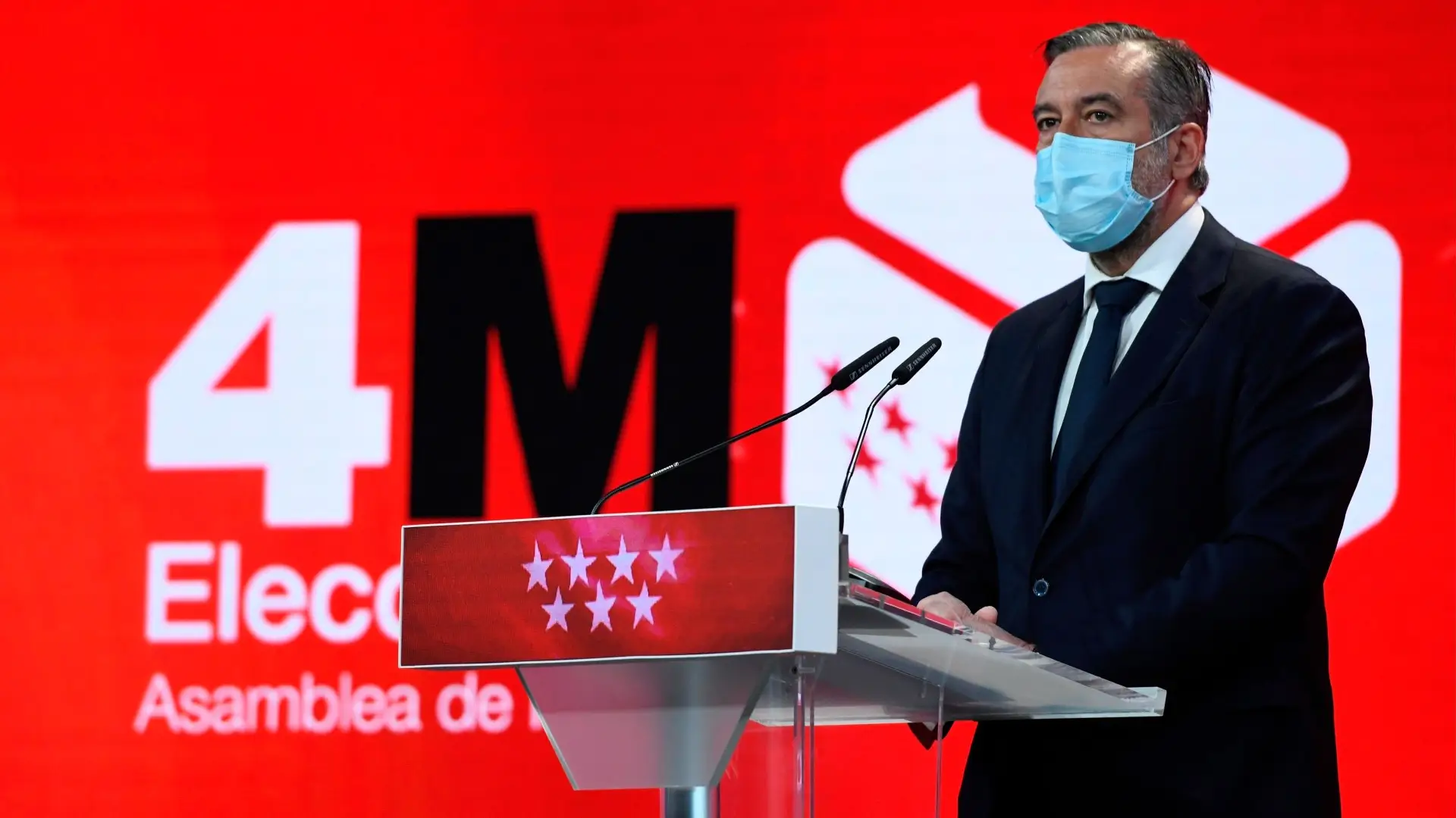 El consejero Interior y Víctimas de la Comunidad de Madrid, Enrique López Elecciones en Madrid 2021