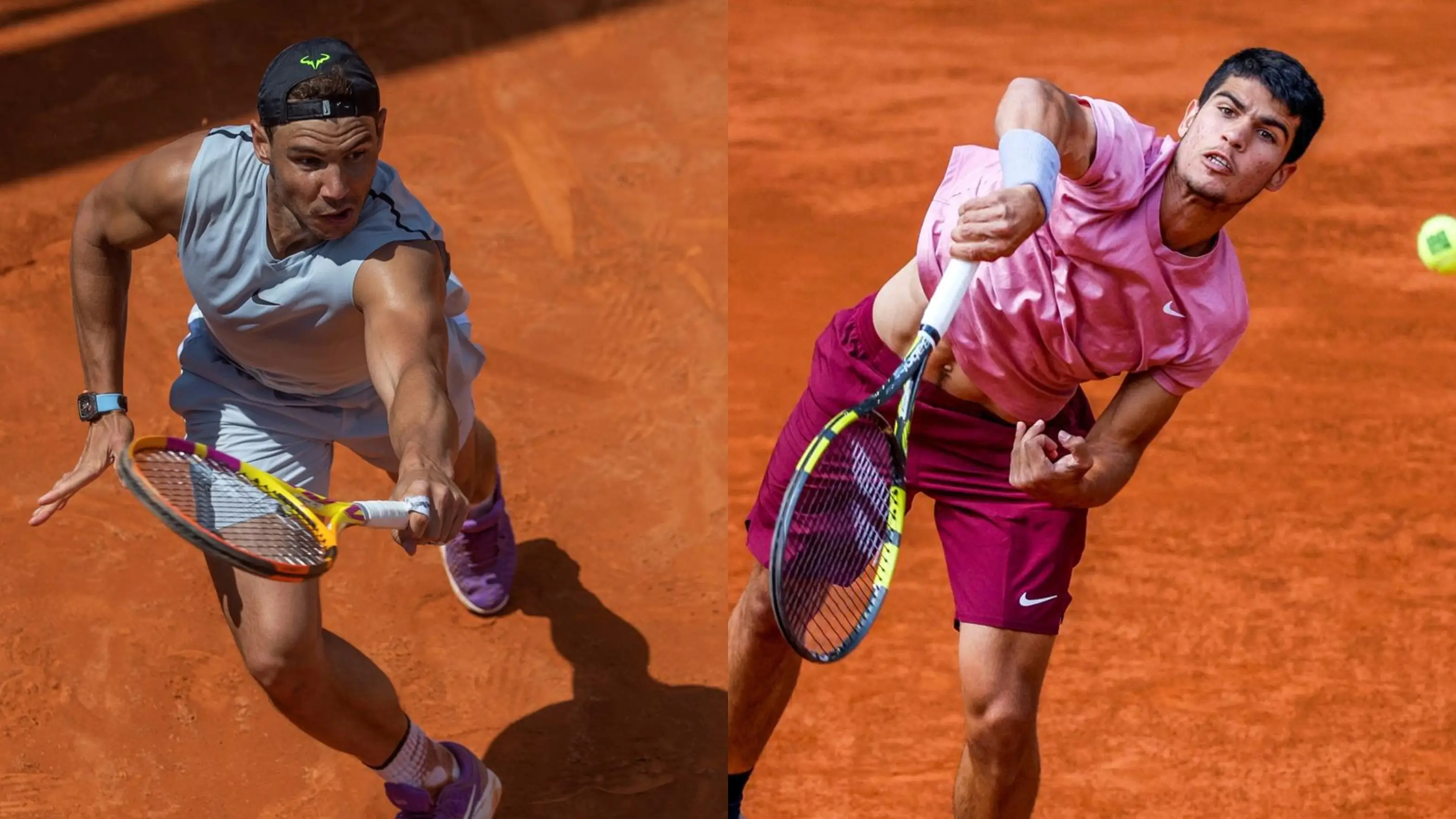 Rafa Nadal - Carlos Alcaraz: Horario y d&oacute;nde ver el partido del Mutua Madrid Open en directo