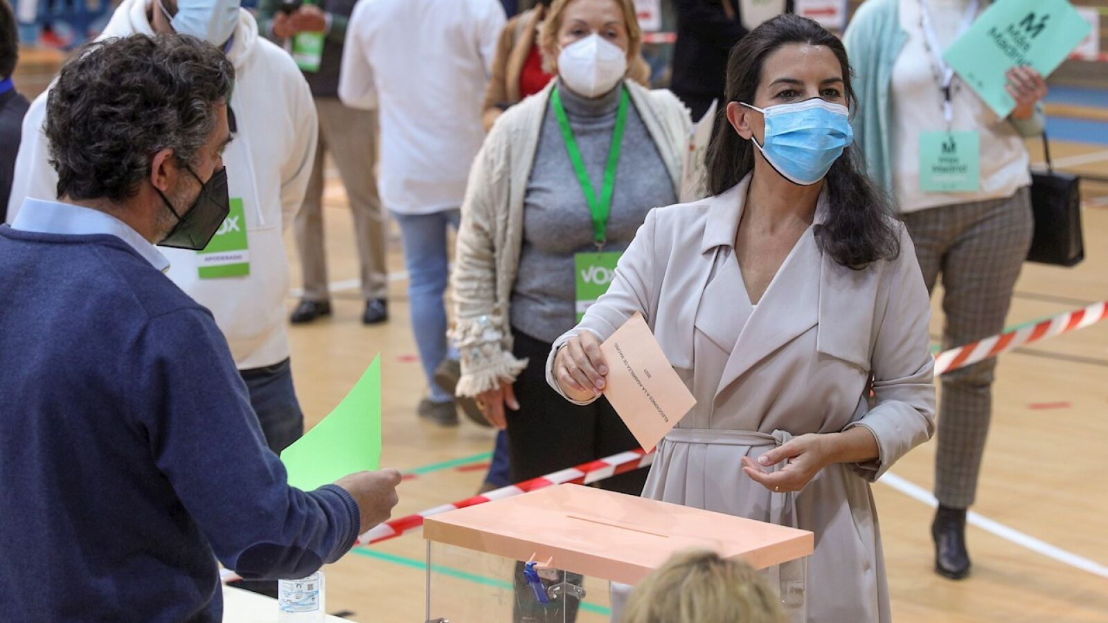 Rocío Monasterio, tras votar en las elecciones de Madrid: 
