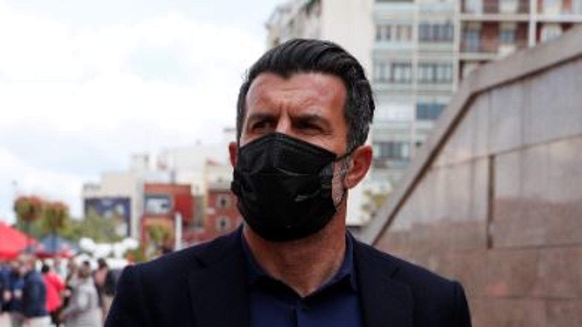 Luis Figo, en Madrid