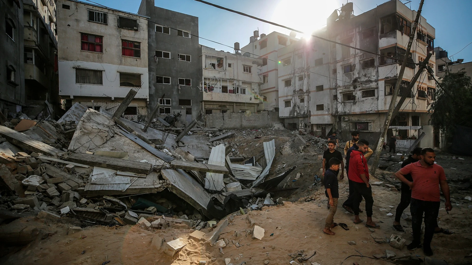Destrucción en la Franja de Gaza por los ataques de Israel Gaza