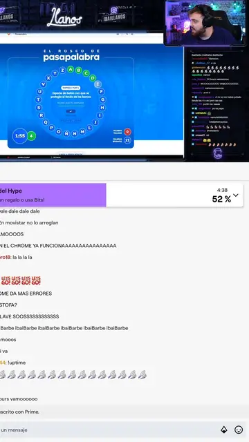 Ibai Llanos juega el Rosco virtual de 'Pasapalabra' Ibai Llanos (y todos sus seguidores) logran completar el Rosco virtual de 'Pasapalabra'