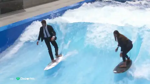 Los surfitas Andy Criere y Garazi Sánchez, en City Wave Madrid: "El mundo evoluciona y ahora se puede surfear en Madrid" Los surfitas Andy Criere y Garazi Sánchez, en City Wave Madrid: "El mundo evoluciona y ahora se puede surfear en Madrid"