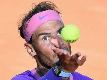 Rafa Nadal en el Masters 1.000 de Roma