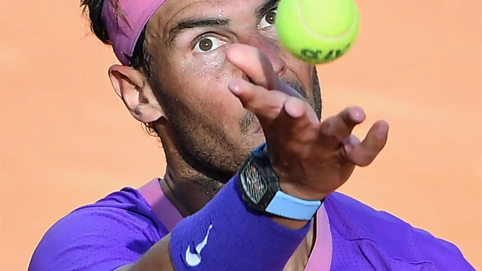 Rafa Nadal en el Masters 1.000 de Roma