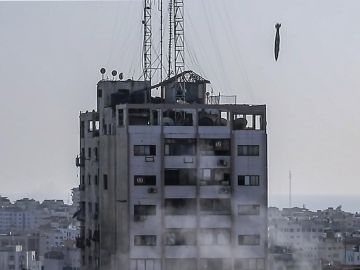 Un misil isrealí cae sobre Gaza