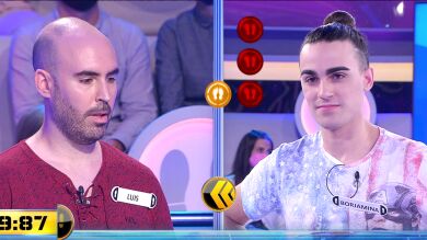 ¡Por los pelos! Borja se salva tentando a la suerte en ‘¡Ahora caigo!’