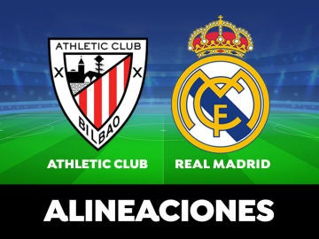  Alineación oficial del Real Madrid contra el Athletic Club en el partido de la Liga Santander