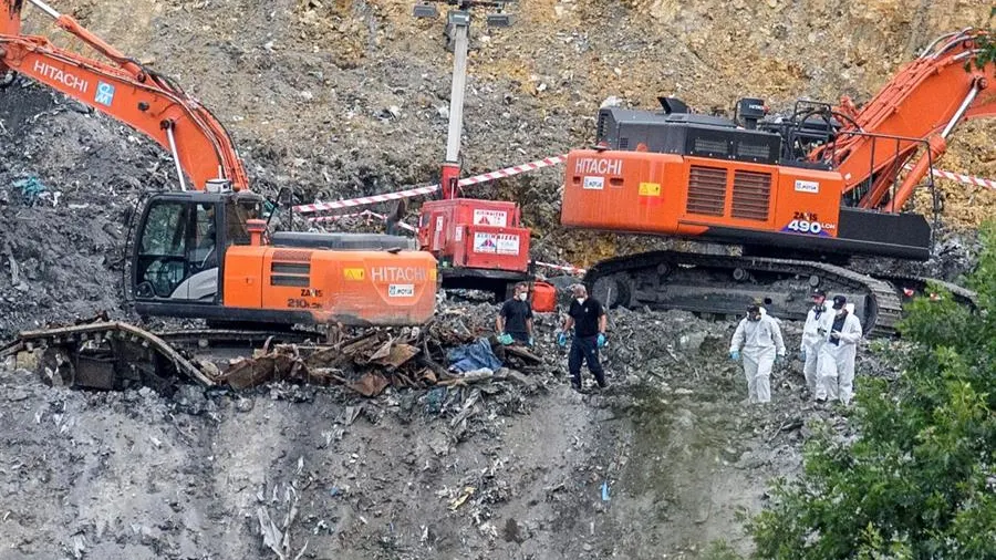 Dan por finalizada la búsqueda del segundo trabajador del vertedero de Zaldívar Dan por finalizada la búsqueda del segundo trabajador del vertedero de Zaldívar
