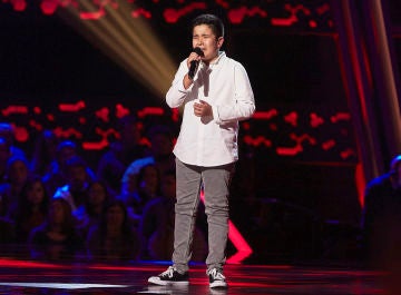 Levi Díaz canta 'Warrior' en las Audiciones a ciegas de 'La Voz Kids'