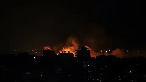 Bombardeos israelíes sobre la franja de Gaza Bombardeos israelíes sobre la franja de Gaza