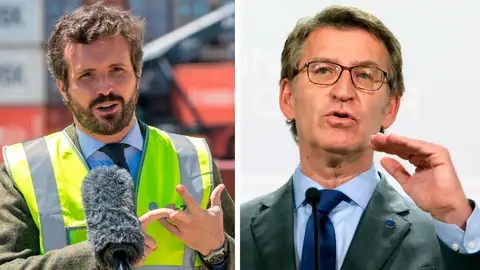 Pablo Casado y Alberto Núñez Feijóo Pablo Casado y Alberto Núñez Feijóo