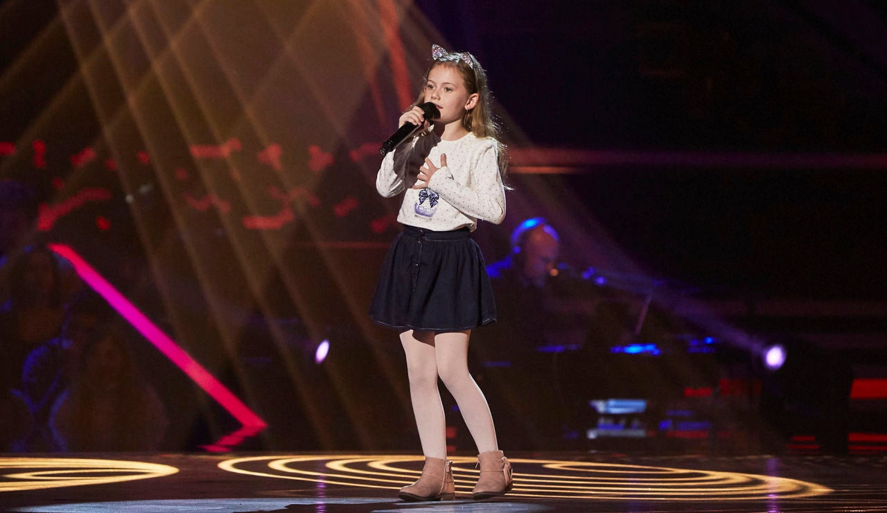 Sofía Pérez canta 'Mi persona favorita' en las Audiciones a ciegas de 'La Voz Kids'