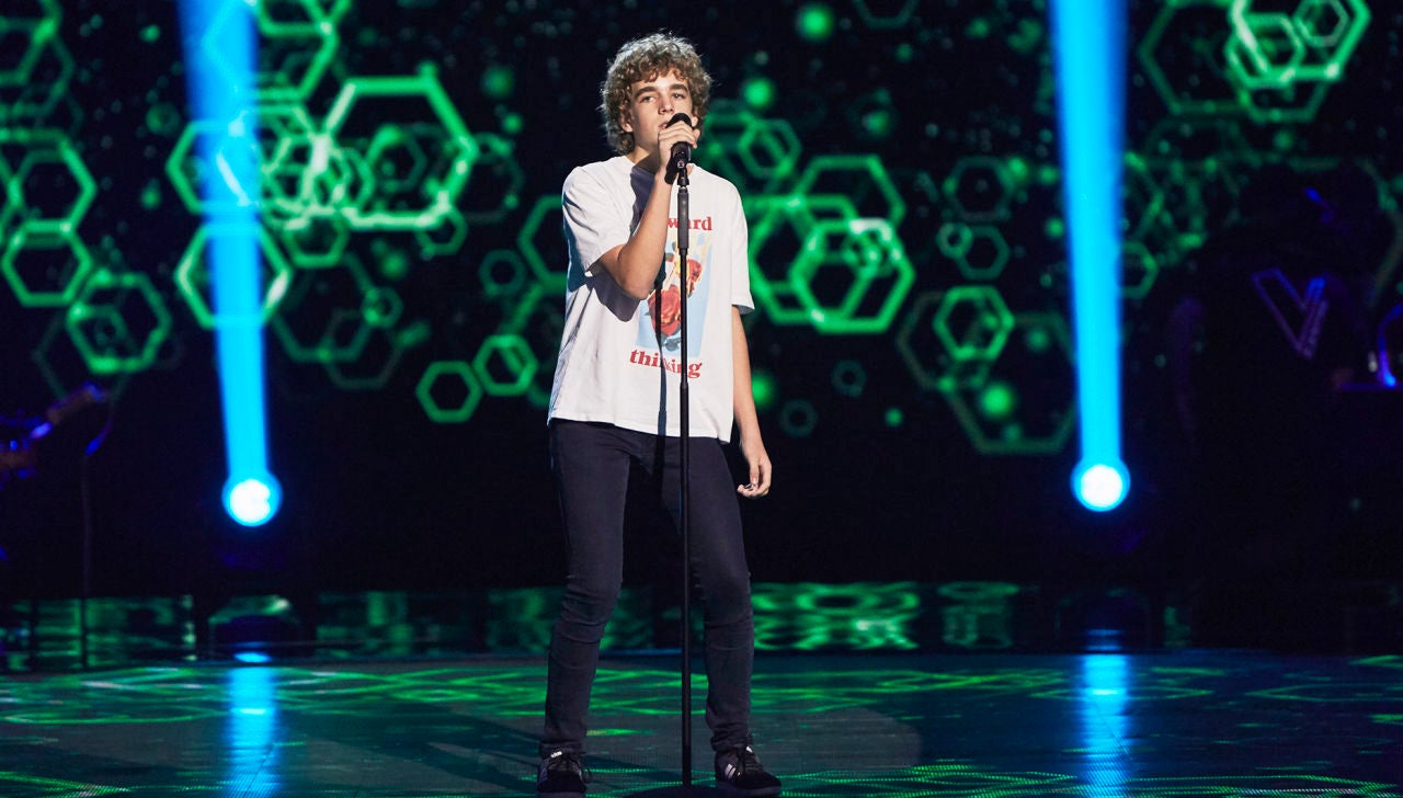 Marcos Ricbour canta 'Ex's and Oh's' en las Audiciones a ciegas de 'La Voz Kids'