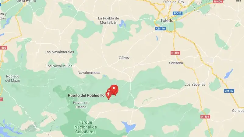 Dos personas murieron carbonizadas en un accidente de tráfico en Toledo Dos personas murieron carbonizadas en un accidente de tráfico en Toledo