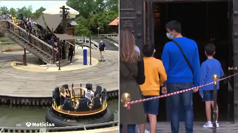 El parque de atracciones de Port Aventura reabre sus puertas tras 7 meses cerrado por la pandemia de coronavirus El parque de atracciones de Port Aventura reabre sus puertas tras 7 meses cerrado por la pandemia de coronavirus