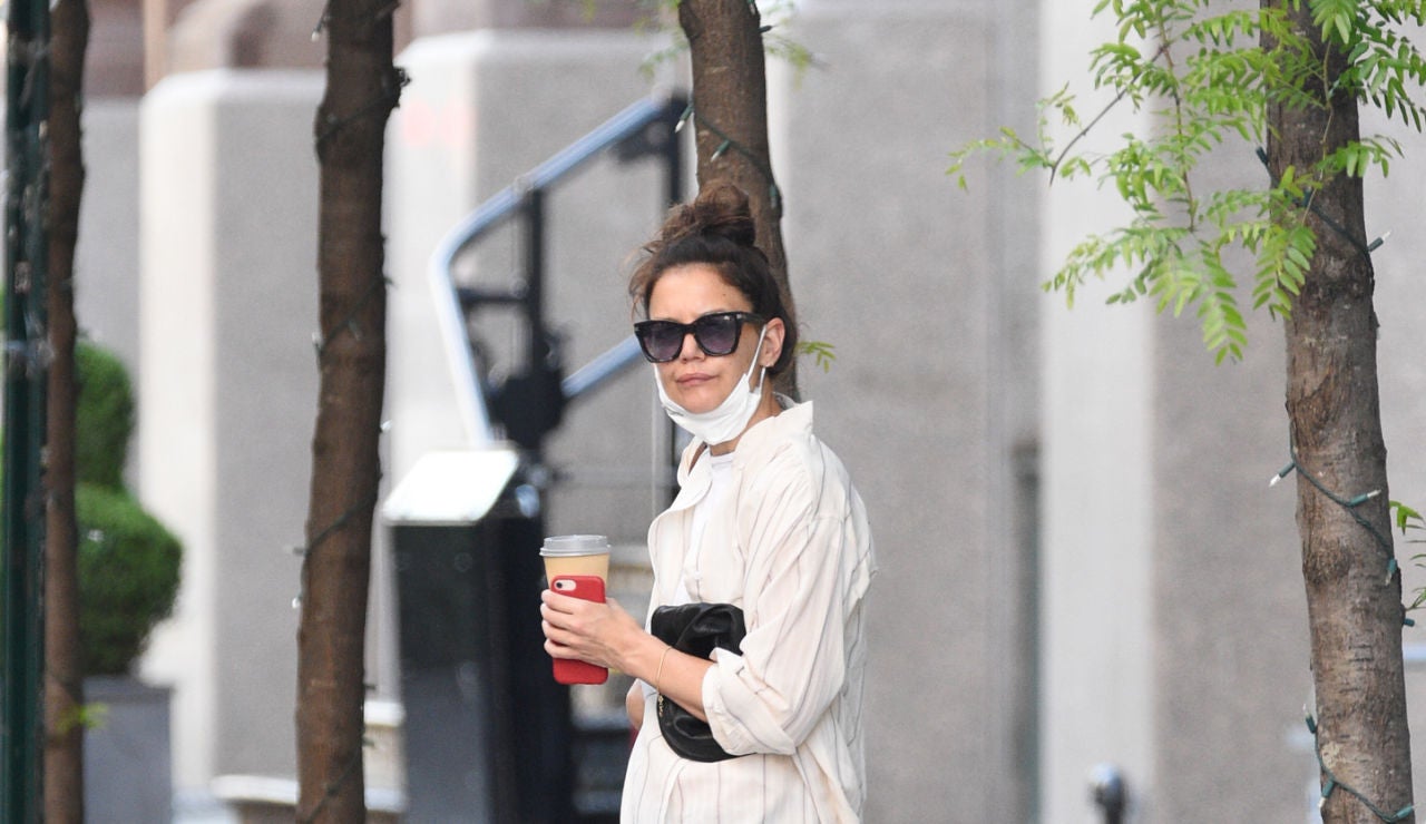 Primeras imágenes de Katie Holmes tras romper con su novio