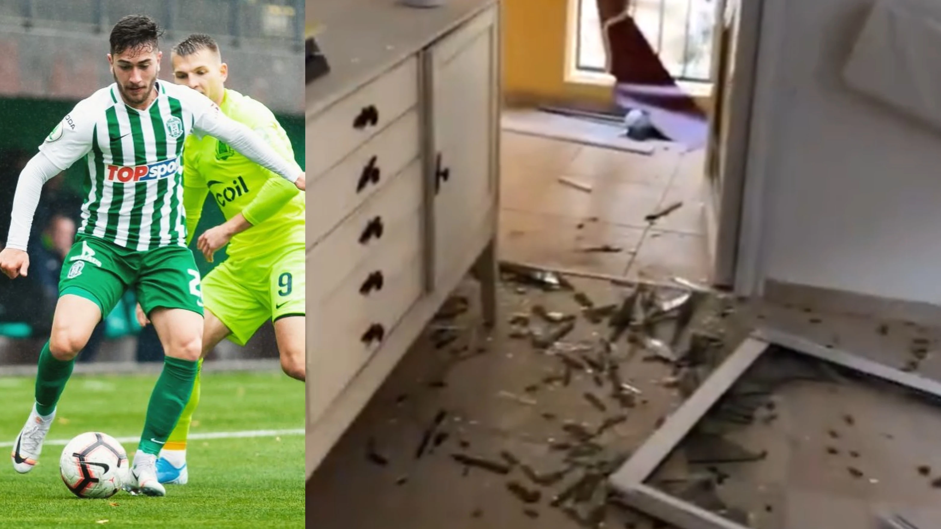 Un futbolista brasileño que juega en Israel muestra su casa destruida por misil de Hamás: "Actúan como animales" Un futbolista brasileño que juega en Israel muestra su casa destruida por misil de Hamás: "Actúan como animales"