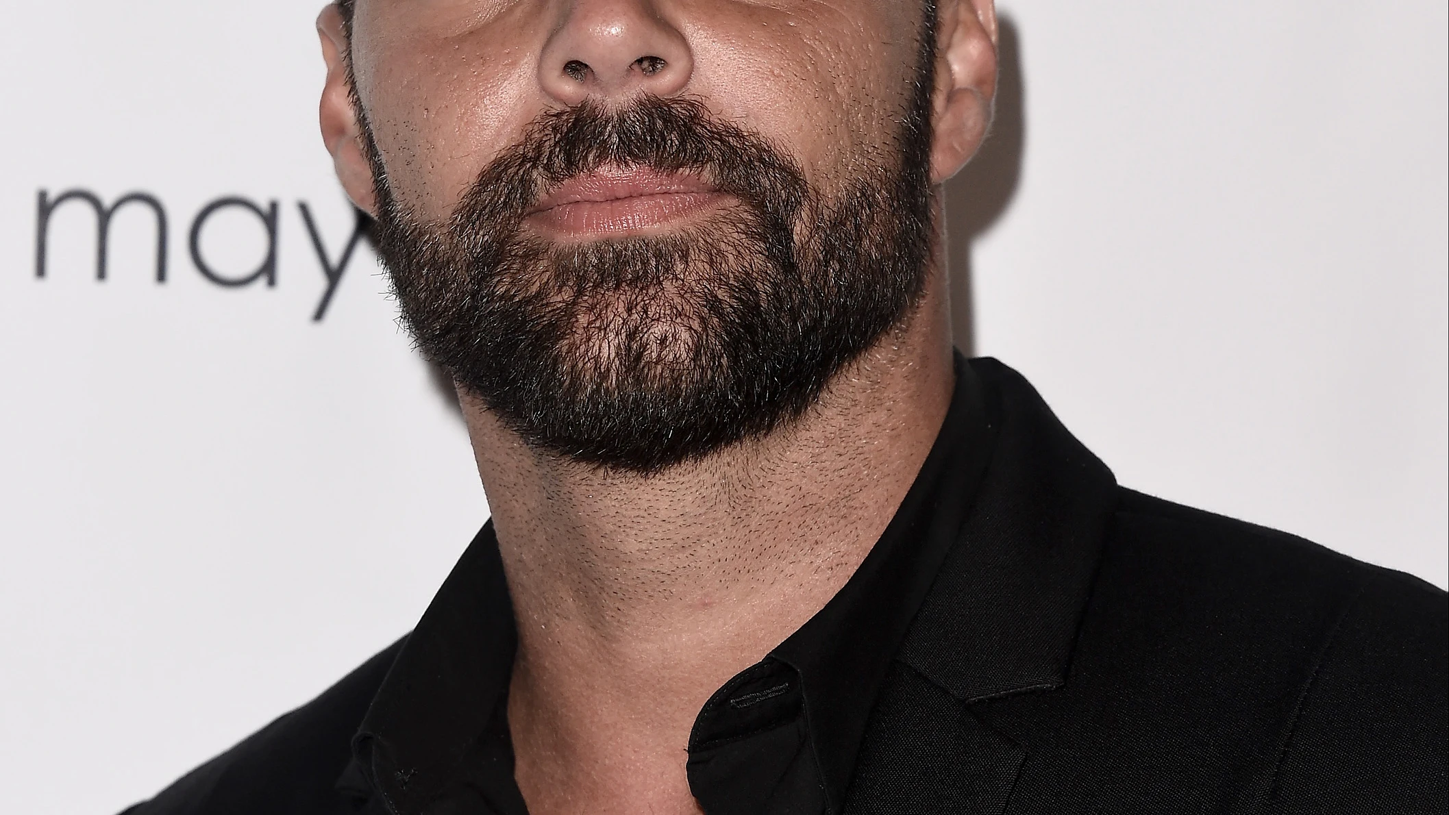 Ricky Martin posando ante los medios