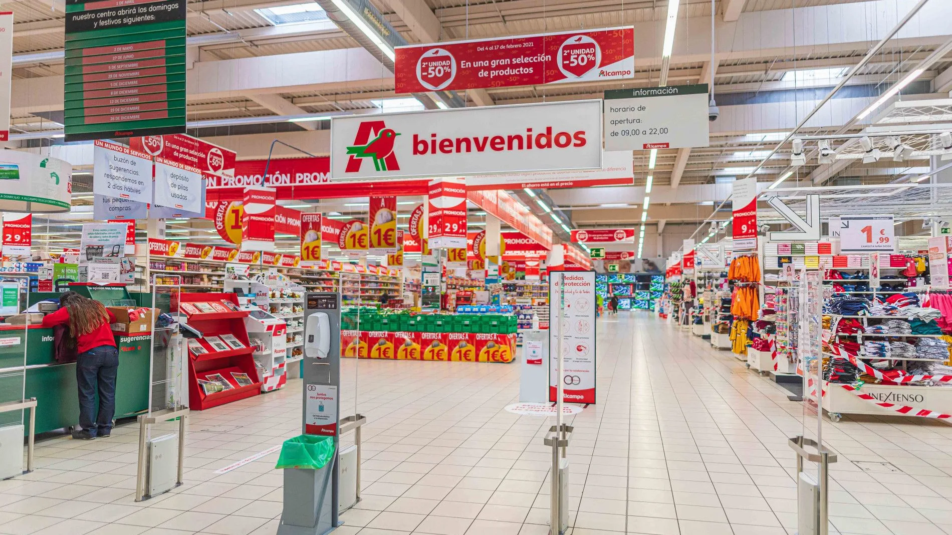 Alcampo es el supermercado más barato de 2021